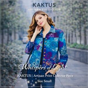 ✨ KAKTUS Artisan Print Jacket – Collector Piece | Size Small ✨